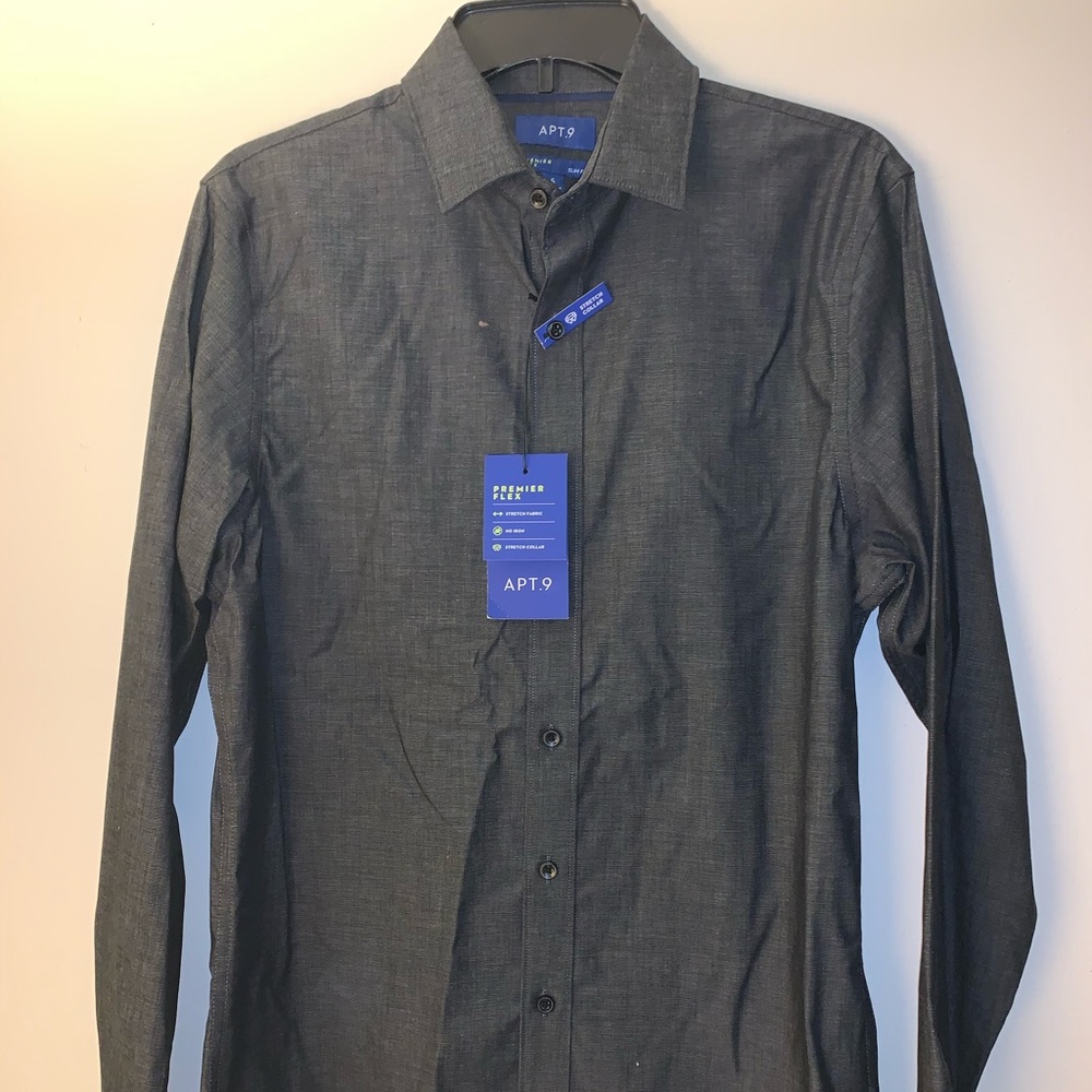 Apt 9 men’s Dress Shirt sz Small NWT